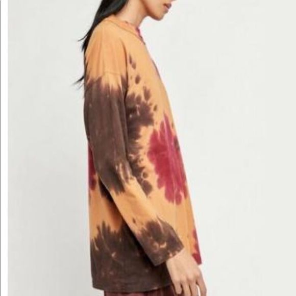 ✨Free People✨Tie Dyed Long Sleeves Tee🍁 - Picture 10 of 10